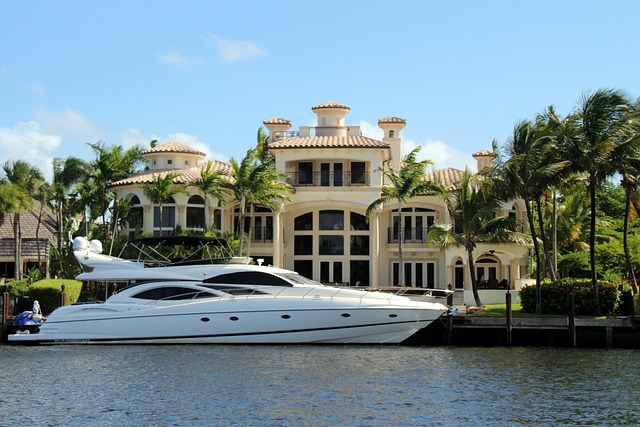 Waterfront villa